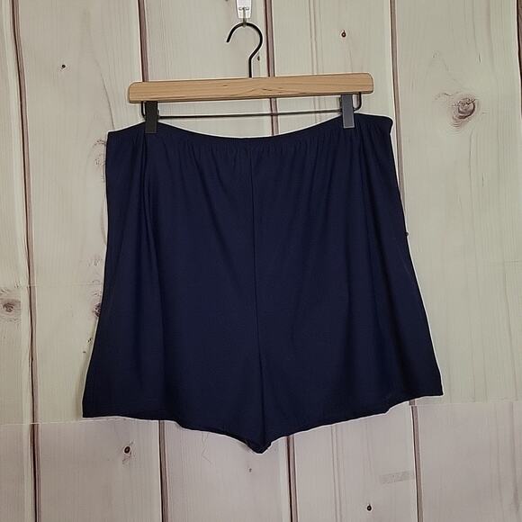 NWT T.H.E. Swimwear Topanga Swim Short Navy Size 22W - Picture 1 of 4
